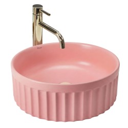 REA - Umývadlo na dosku DUO Sweet Pink Matt (REA-U3606)