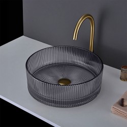 REA - Umývadlo na dosku Ingrid 36x36 Grey (REA-U8524)