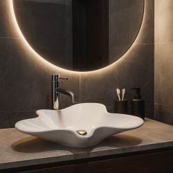 REA - Umývadlo na dosku IZOLDA 52x45 (REA-U6365)