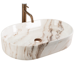 REA - Umývadlo na dosku Nadia 60 Marrone (REA-U9239)