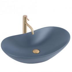 REA - Umývadlo na dosku ROYAL Blueberry Matt 61x35 (REA-U6373)