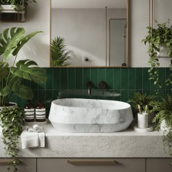 REA - Umývadlo na dosku Zoe Dune (REA-U3538)