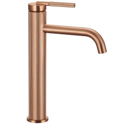 REA - Umývadlová batéria Argon Brush Copper vysoká (REA-B2090)