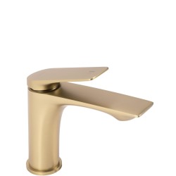 REA - Umývadlová batéria AVALON brush gold Low (REA-B2703)