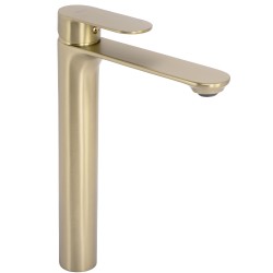 REA - Umývadlová batéria Drop Brush Gold vysoká (REA-B4637)