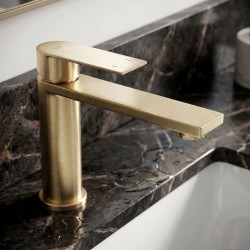 REA - Umývadlová batéria Hunter Brush Gold Low (REA-B6691)
