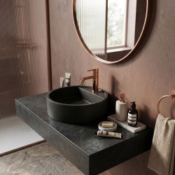 REA - Umývadlová batéria LUNGO Copper nízka (REA-B7998)