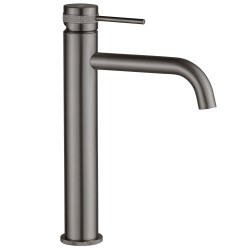 REA - Umývadlová batéria Lungo Grip - Gun Grey, vysoká (REA-B8779)