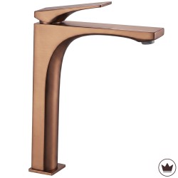 REA - Umývadlová batéria PREMIUM Joe Brush Copper High (REA-B8948)