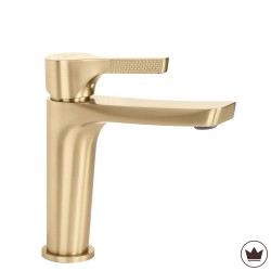 REA - Umývadlová batéria PREMIUM Maxim Brush Gold Low (REA-B8938)