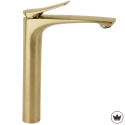 REA - Umývadlová batéria PREMIUM Vision Brush Gold High (REA-B6731)