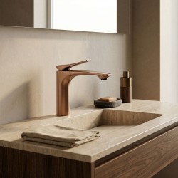 REA - Umývadlová batéria PREMIUM Vision Copper Brush Low (REA-B6343)