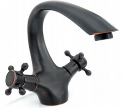 REA - Umývadlová batéria Retro Old čierna (REA-B0225)