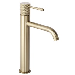 REA - Umývadlová batéria Venti Brush Gold vysoká (REA-B9784)