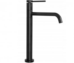 REA - Umývadlová Lugano čierna vysoká (REA-B5001)