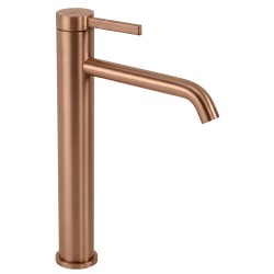 REA - Umývadlová vysoká batéria Rivo Brush Copper (REA-B9323)
