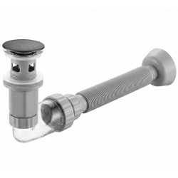 REA - Umývadlový sifón s univerzálnym výpustom click-clack Flow Titan (REA-A9494)