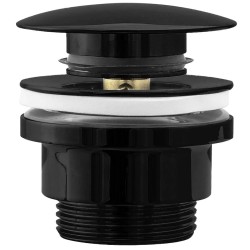 REA - Umývadlový výpust click-clack čierna metalický (REA-A4100)