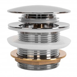 REA - Univerzálny vaňový výpust Click-clack - Chrome (REA-W2013)