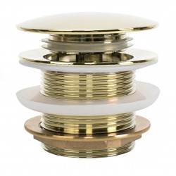 REA - Univerzálny vaňový výpust Click-clack - Gold (REA-W2015)