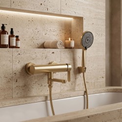 REA - Vaňová batéria Arcos Brushed Gold (REA-B6982)