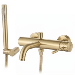 REA - Vaňová batéria LUNGO Diamond Brush Gold (REA-B2244)