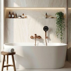 REA - Vaňová batéria PREMIUM Vision Brush Copper (REA-B6738)