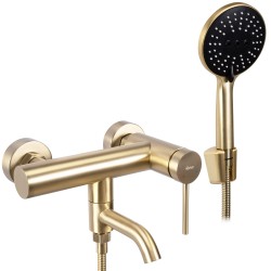 REA - Vaňová nástenná batéria Clif - matná Brush Gold (REA-B4242)