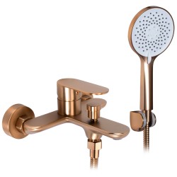 REA - Vaňová nástenná batéria DROP Brush Copper (REA-B6397)