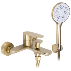 REA - Vaňová nástenná batéria DROP Brush Gold (REA-B6399)