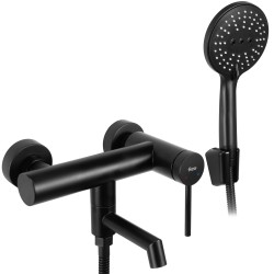 REA - Vaňová nástenná batéria FOSS Black (REA-B5099)