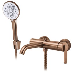 REA - Vaňová nástenná batéria Ontario Side Brush Copper (REA-B6543)