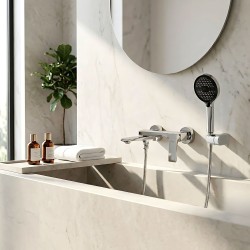 REA - Vaňová nástenná batéria PREMIUM Prime Chrome (REA-B6749)