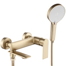 REA - Vaňová nástenná batéria Veneta Brush Gold (REA-B3008)