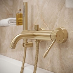 REA - Vaňová nástenná batéria Venti Brush Gold (REA-B9798)