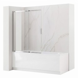 REA - Vaňová zástena posuvná Dario Chrome 100 (REA-W7883)