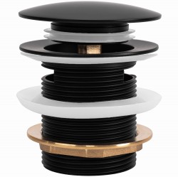 REA - Vaňový Klik-Klak čierna 6cm (REA-W2006)