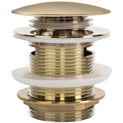 REA - Vaňový Klik-Klak kartáčovaná zlatá 6cm (REA-W2005)