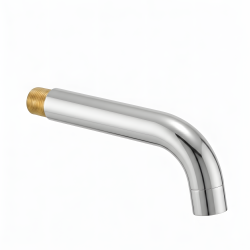 REA - Výtokové rameno pre podomietkovú batériu Lungo 16 cm Chrome (REA-63200)
