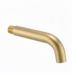 REA - Výtokové rameno pre podomietkovú batériu Lungo 16 cm Matt Gold (REA-63204)