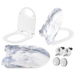 REA - WC sedátko CARLO GRANIT MATT DUROPLAST SLIM (REA-C4520)