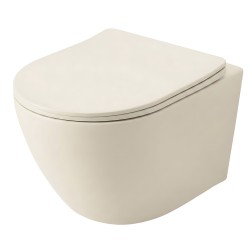 REA - Závesná WC misa Focus Tornado Creme (REA-C0363)