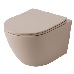 REA - Závesná WC misa Focus Tornado Taupe (REA-C0366)