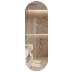 REA - Zrkadlo LED 150x50cm MOL-OV (HOM-01525)