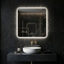 REA - Zrkadlo LED 70x70cm TOP-2 (HOM-01521)