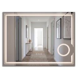REA - Zrkadlo LED 80x60cm HAVEN (HOM-01806)
