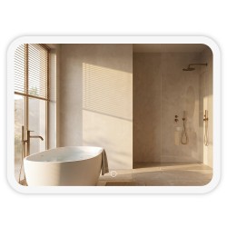 REA - Zrkadlo LED 80x60cm TOP-3 (HOM-01522)