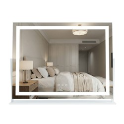 REA - Zrkadlo LED STUDIO White 58x45 (HOM-12017)