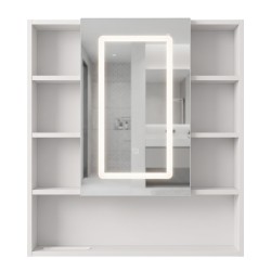REA - Zrkadlová skrinka s LED osvetlením Luna 70x80cm (REA-M0405)
