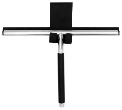 RIDDER - CERA sprchová stierka, čierna, nerez lesk (13211110)